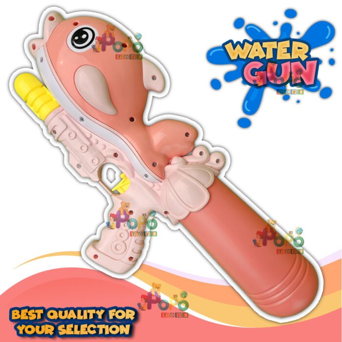 PoPo Toys Holi Pressure Pichkari with SHARK Bag Tank- 2.5 LTR, with Free Balloons, Gulal and Surprise Holi Gift | Multicolor - Image 2