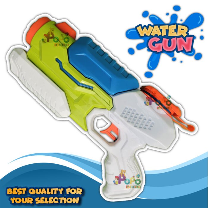 PoPo Toys Holi Pressure Pichkari with MIFFY Bag Tank- 2 LTR, with Free Balloons & Gulal | Multicolor - Image 2