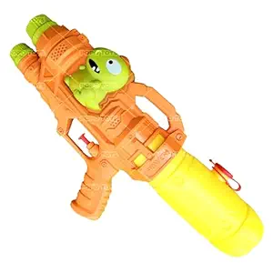 PoPo Toys Holi Cute Dinosaur Fun Blaster Water Gun | with Free Balloons | Assorted Surprise Color | Large Capacity | Best Holi Gift