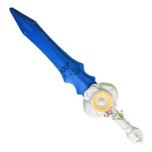 PoPo Toys Holi Pipe Pichkari - DARLING HOLI TALVAAR BAHUBALI| BLUE/NEON | With Free Balloons | Best Festival Gift For Kids