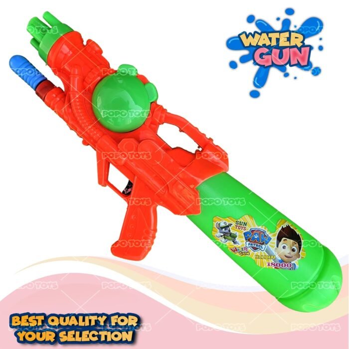 PoPo Toys Holi Pull - n - Pump Rapid Fun Pichkari | with Free Balloons & Gulal | Multicolor | High Pressure Light Weight Cute Astronomic Gun - Image 4