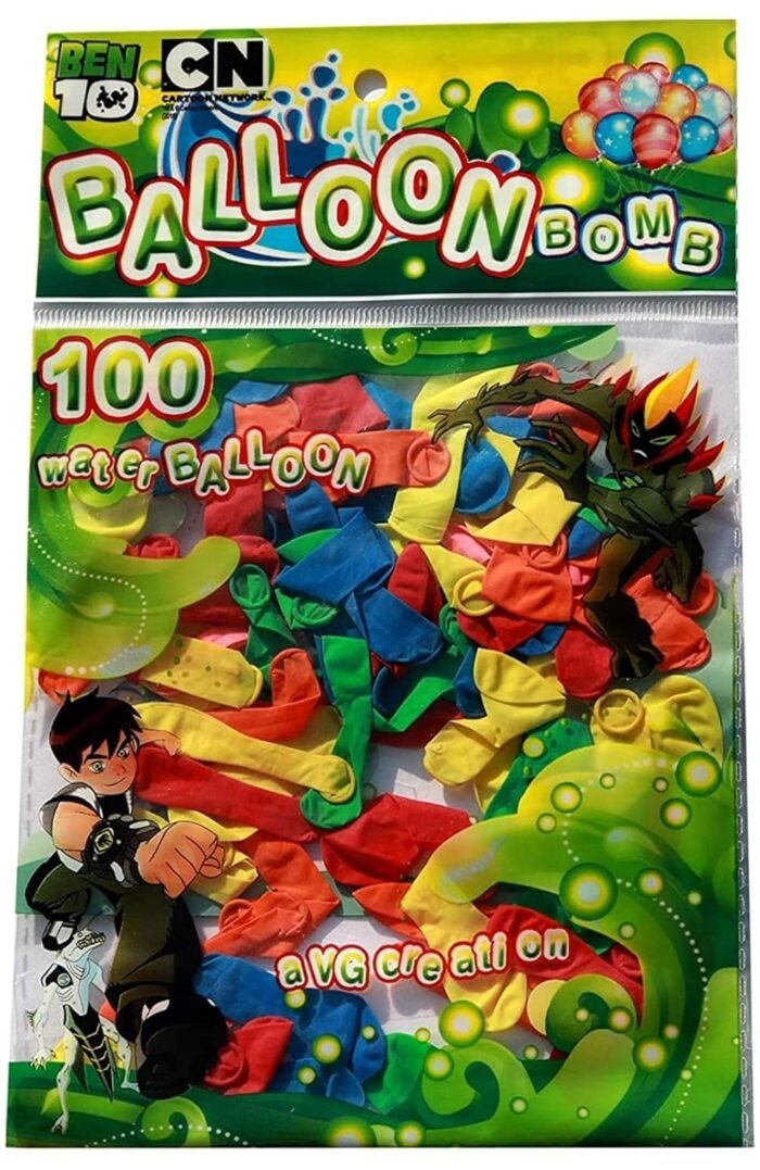PoPo Toys Holi Godslayer Water Gun | With 100 Free Balloons | Yellow - Image 9