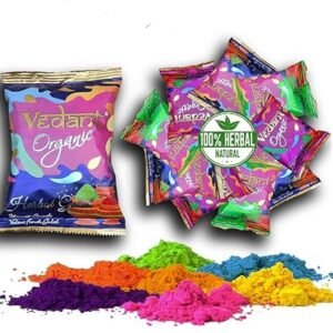 Popo Toys Holi Herbal Gulal - 100% Organic, 10 Pcs (100gm X 10), multicolor