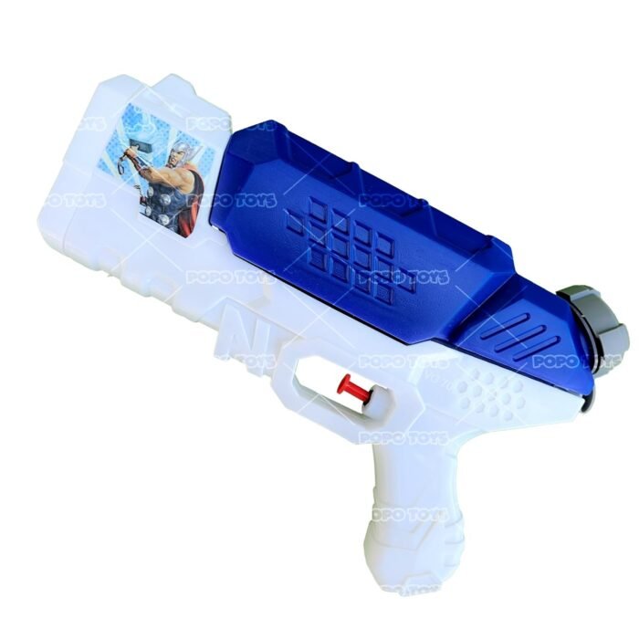 PoPo Toys Holi  Cute HydroFizz Fun Blaster Water Gun | with  Free Balloons | Sky Blue | - Image 2