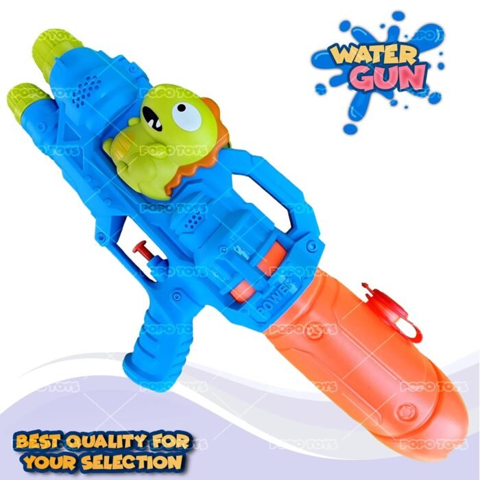 PoPo Toys Holi  Cute Dinosaur Fun Blaster Water Gun | with  Free Balloons | Assorted Surprise Color  | Large Capacity | Best Holi Gift - Image 7